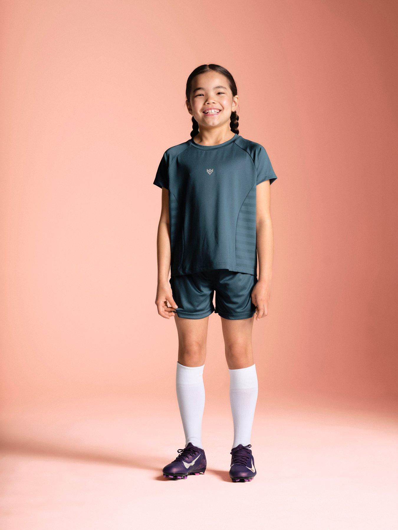 Miss Kick Girls Football Maeve T-Shirt - Blue