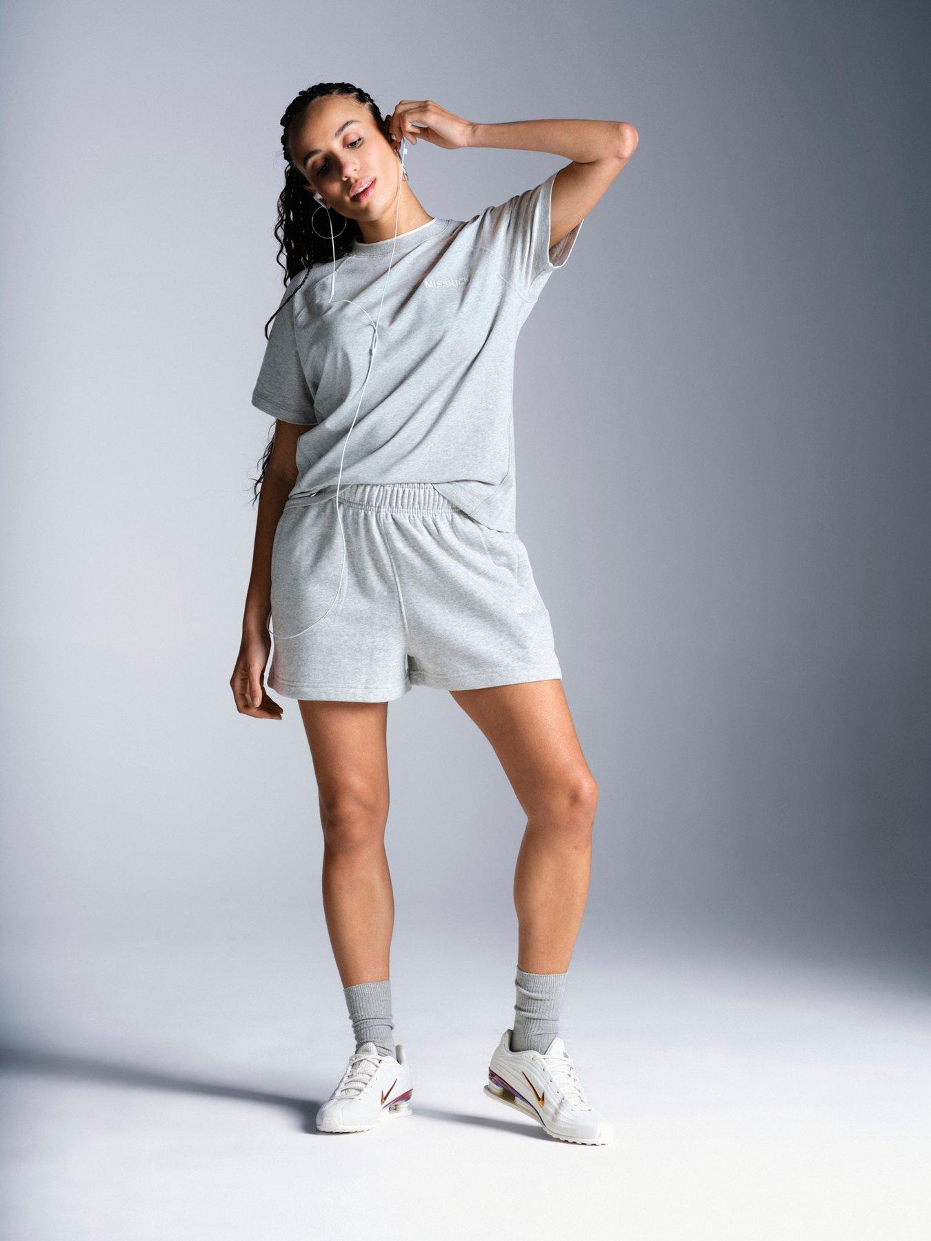 Image 4 of 5 of Miss Kick Womens Football Campo Short - Grey