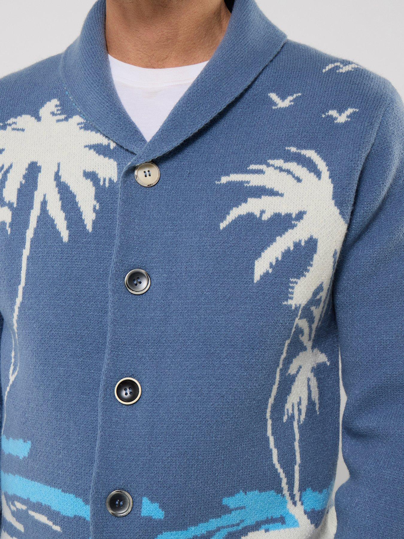 Image 4 of 7 of Joe Browns Palm Tree Knitted Cardigan