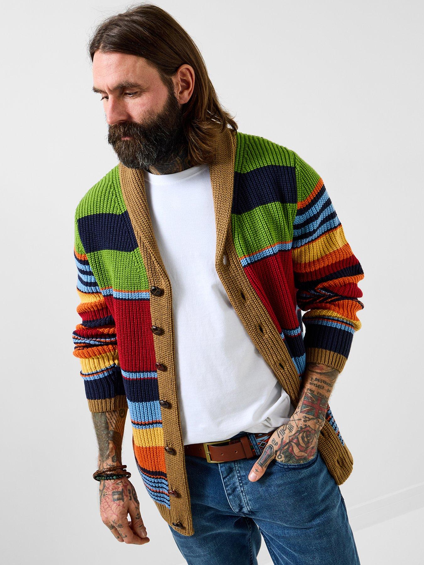 Joe Browns Joe Browns Sensational Stripe Knitted Cardigan