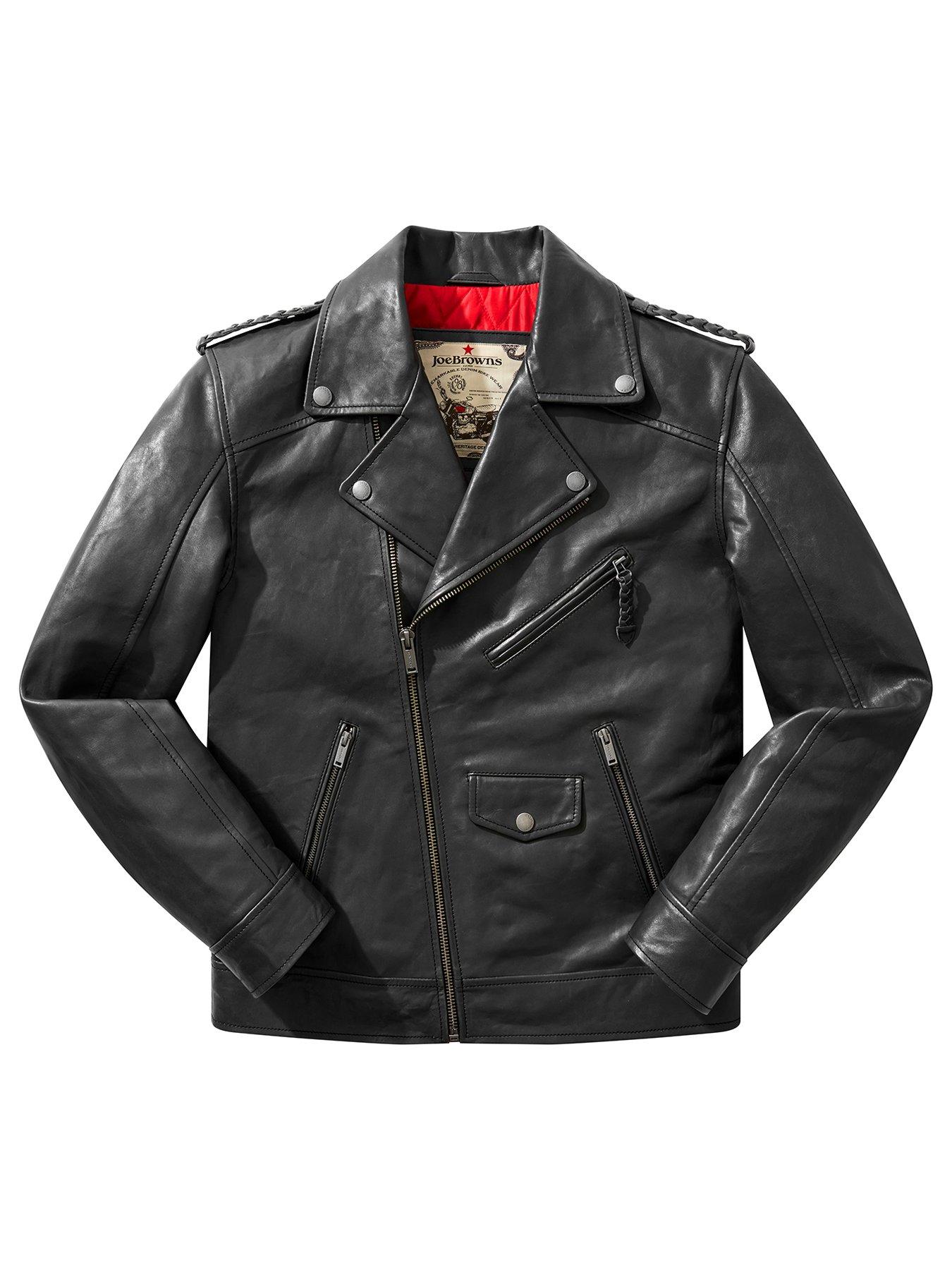 Image 7 of 7 of Joe Browns Very Vintage Leather Biker Jacket