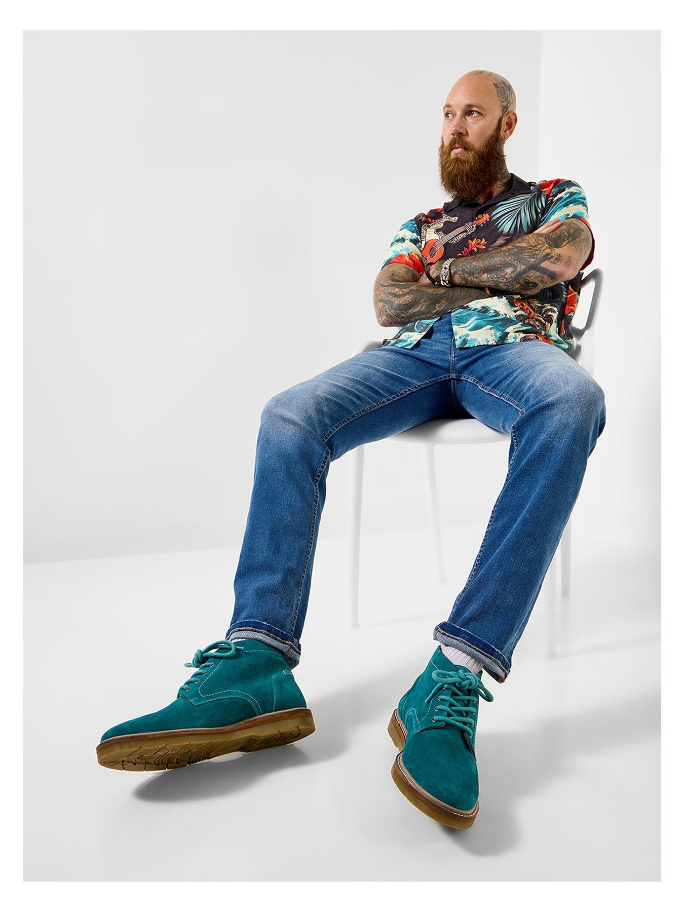  image of joe-browns-good-times-suede-desert-boots
