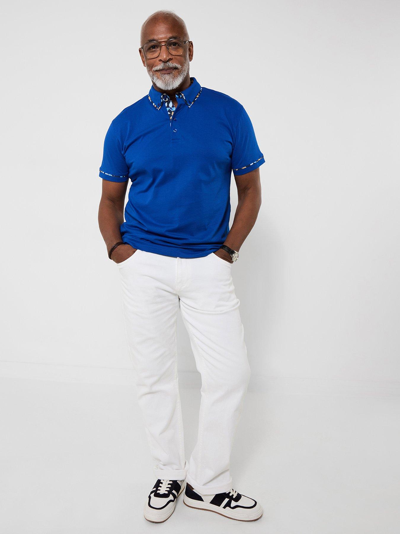  image of joe-browns-dapper-double-collar-polo-shirt