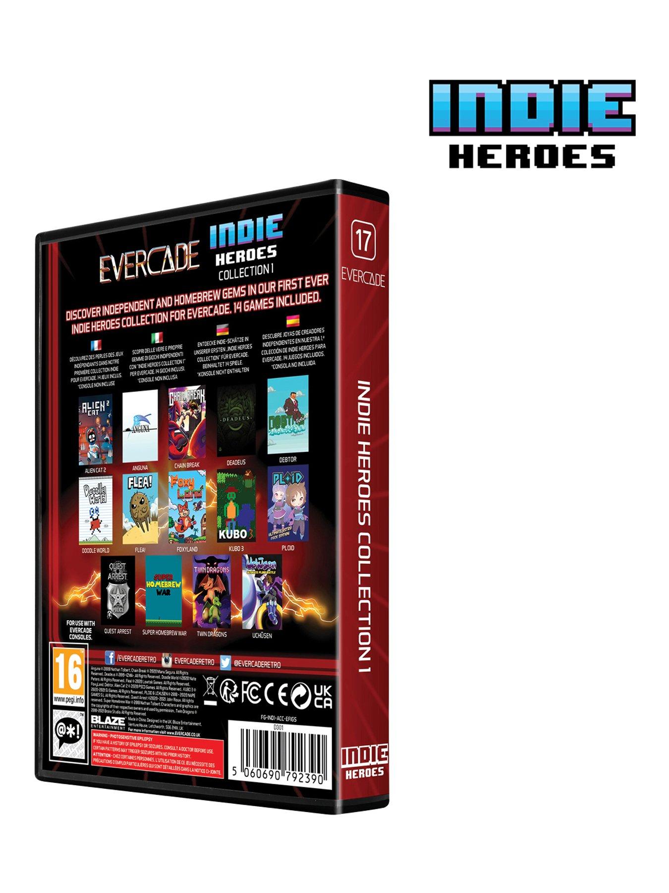  image of evercade-indie-heroes-cartridge-1
