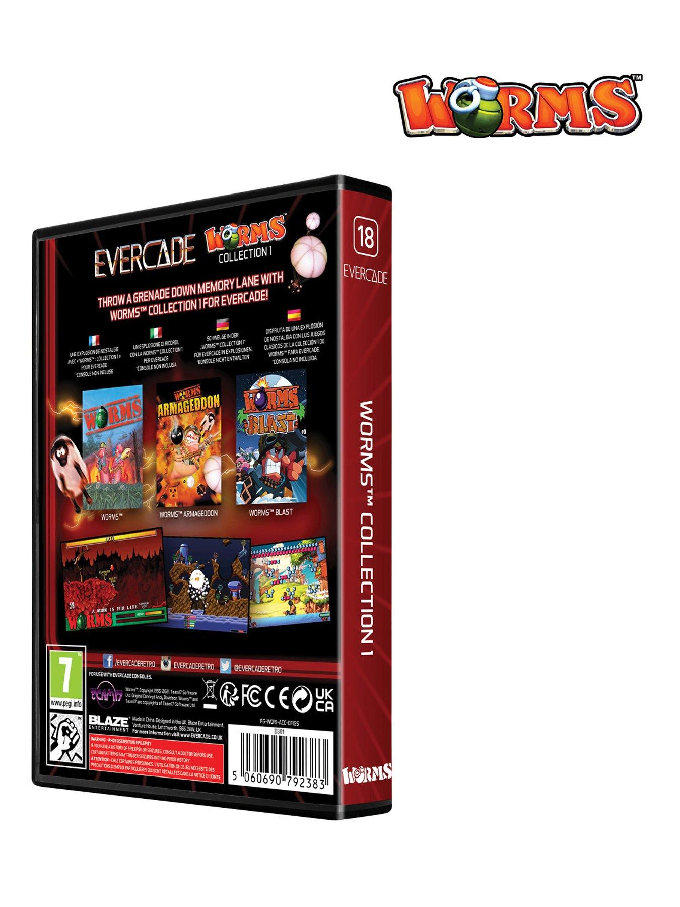 Image 2 of 6 of Evercade Worms Cartridge 1
