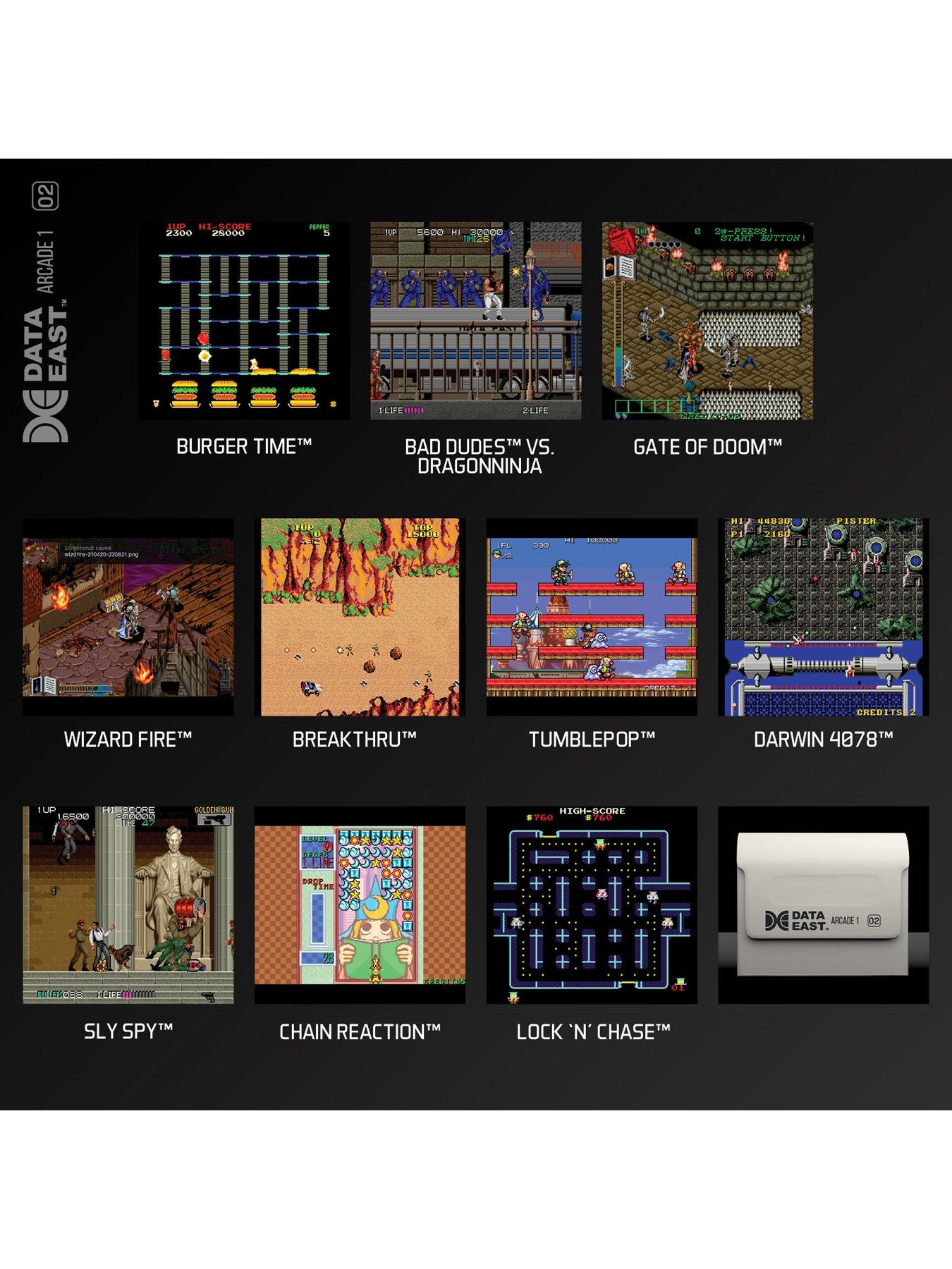 Image 7 of 7 of Evercade Data East Arcade Cartridge 1