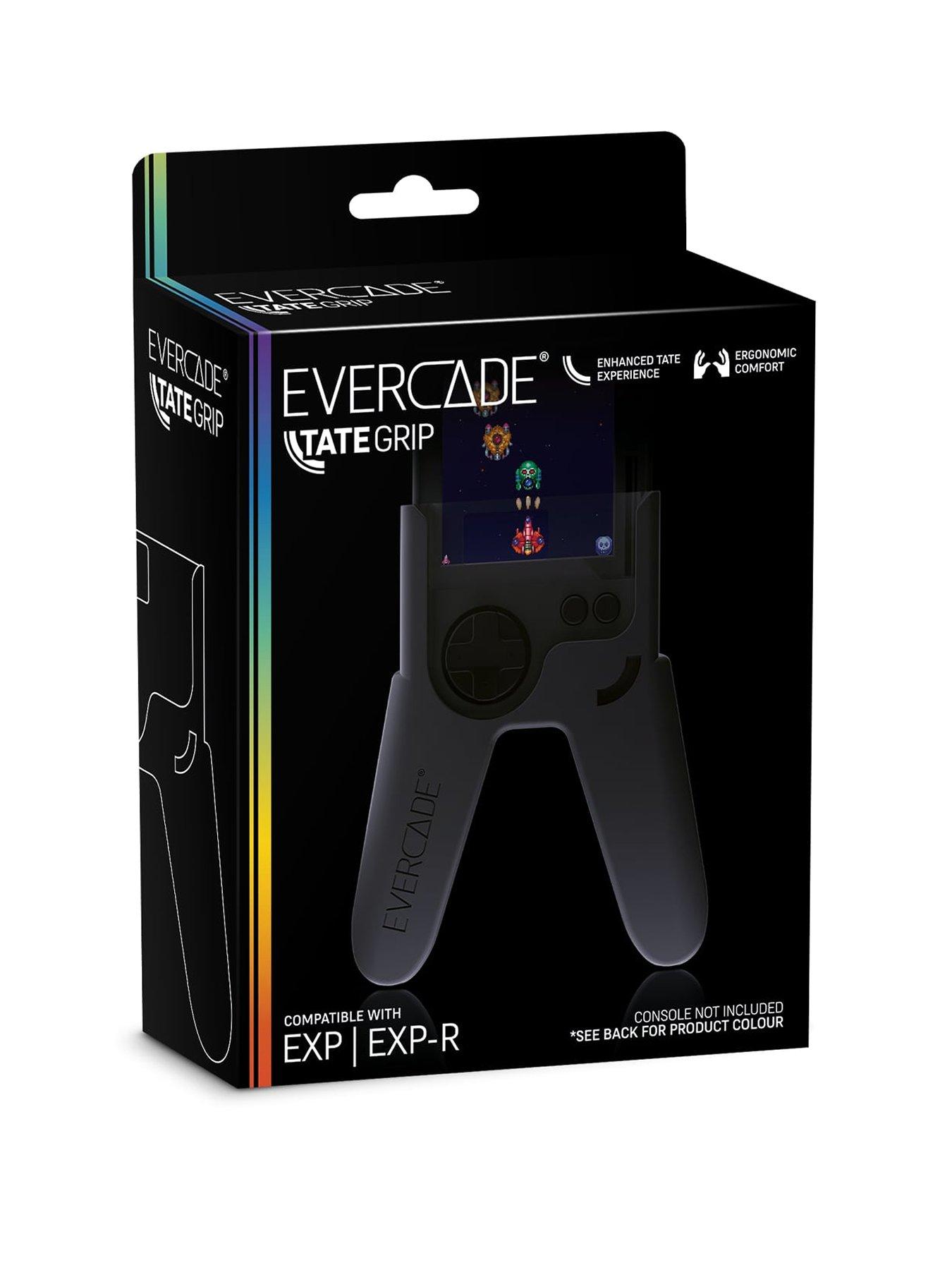 front image of evercade-tate-grip-grey