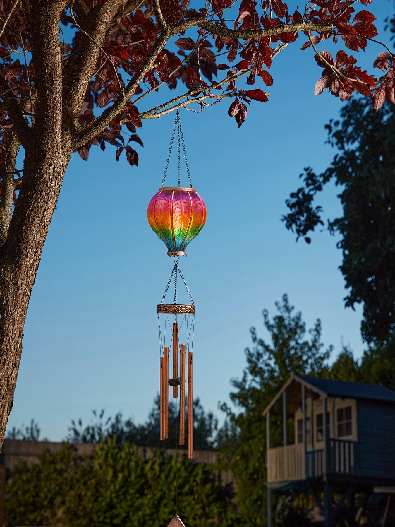Smart Solar Spectrum Flaming Balloon Windchime
