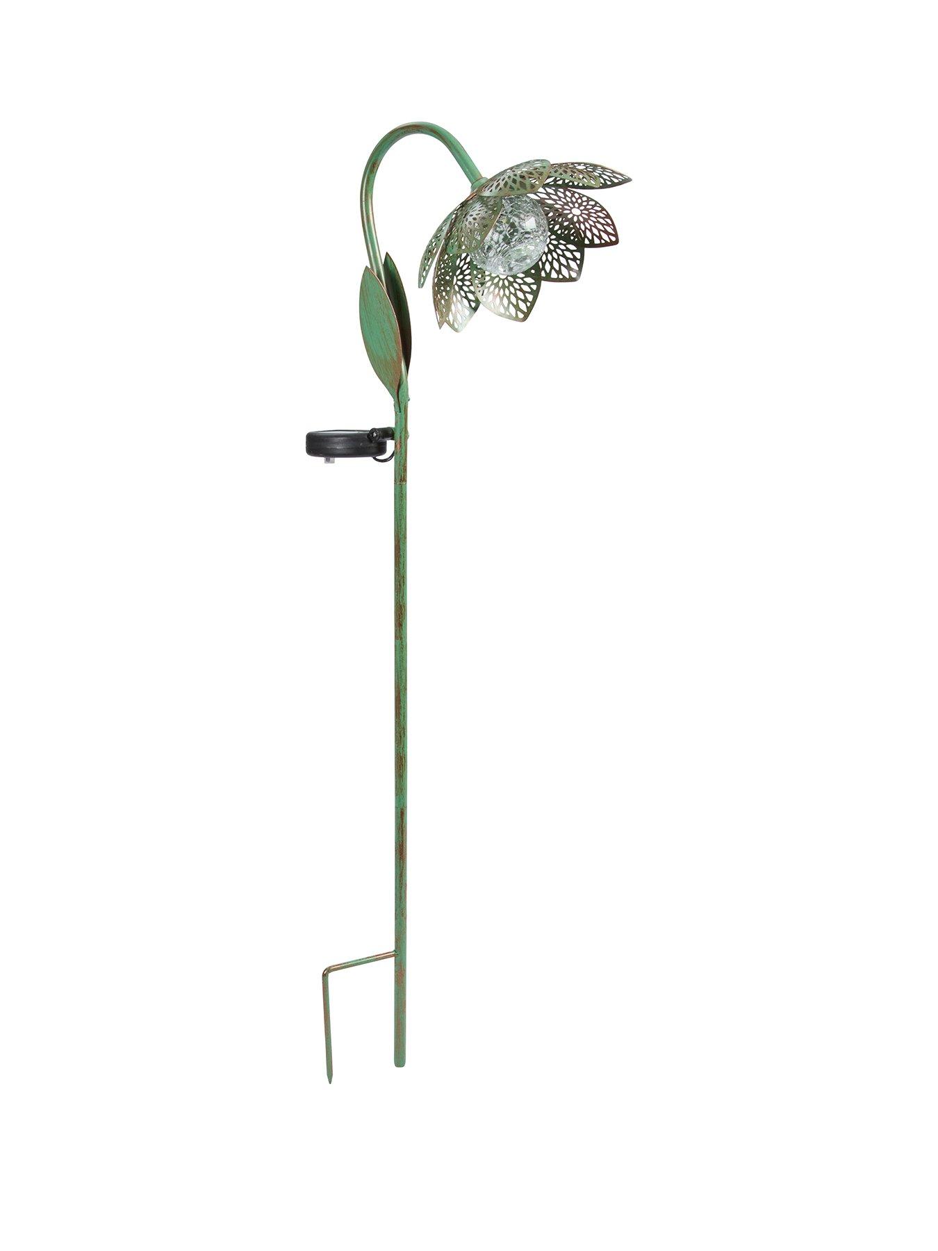 Image 2 of 2 of Smart Solar Damasque Solar Bloom - Verdigris