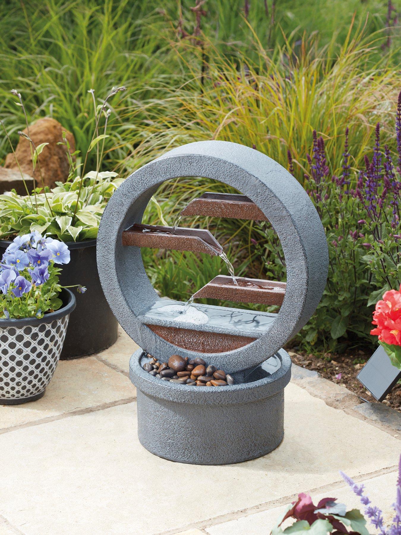 front image of smart-solar-zencycle-water-feature