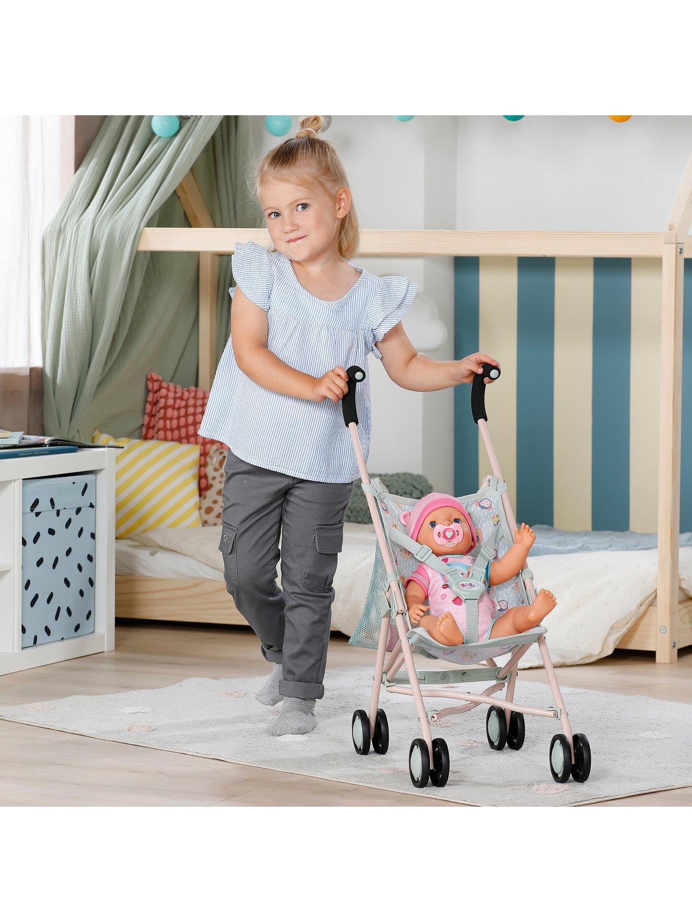 Image 3 of 7 of Baby Born Stroller with Bag Jungle