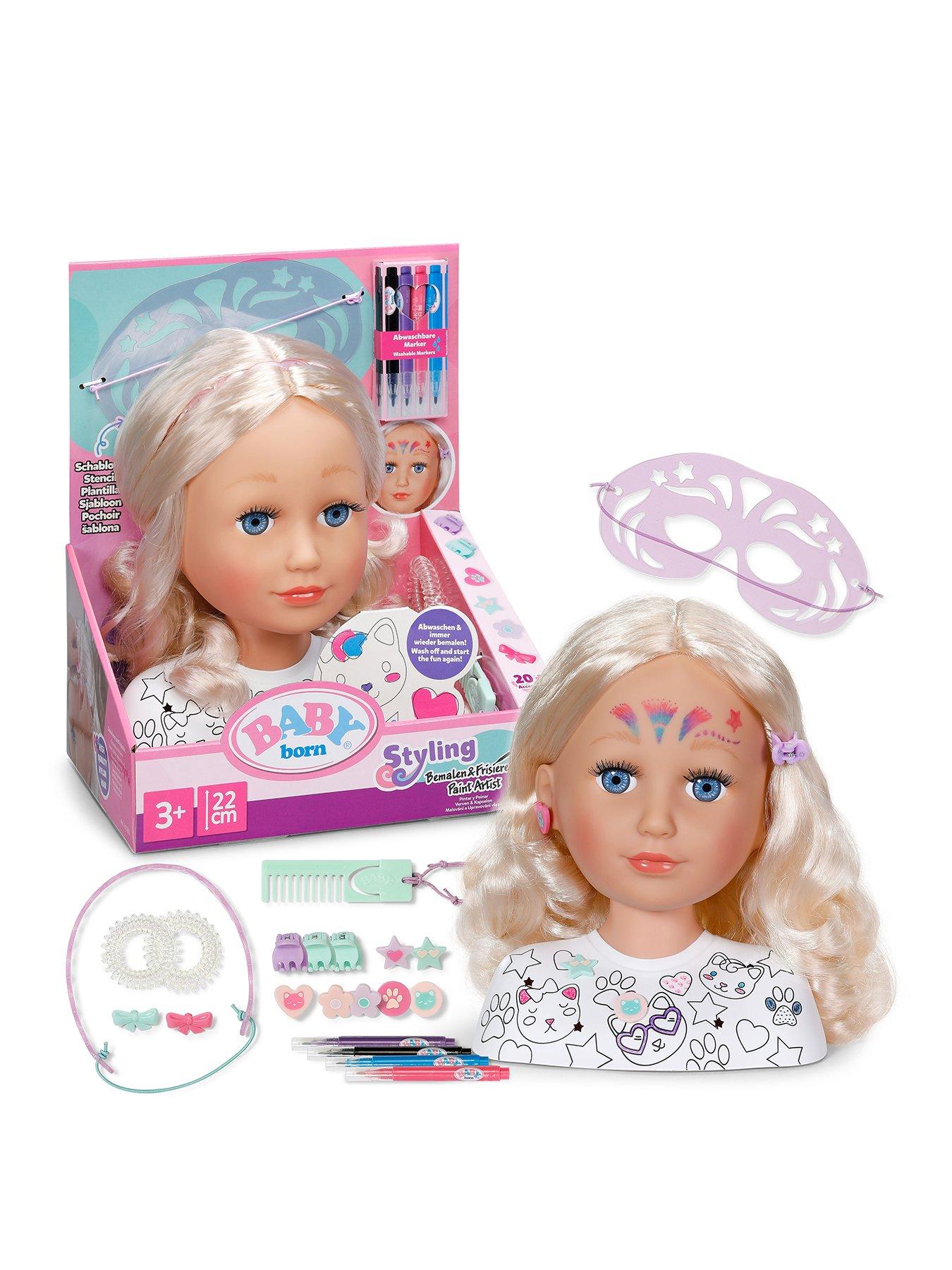 Image 1 of 7 of Baby Born Styling Head Artist