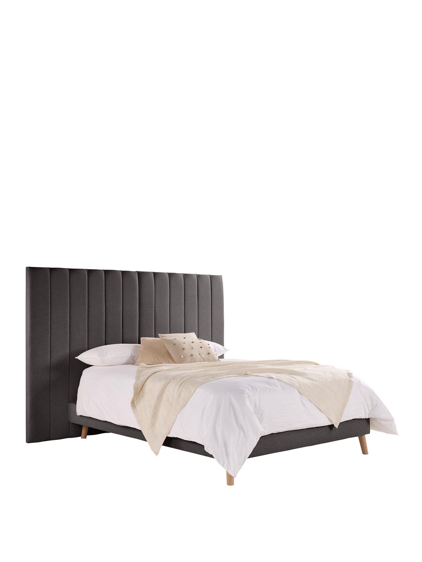  image of aspire-solara-twill-bed--charcoal