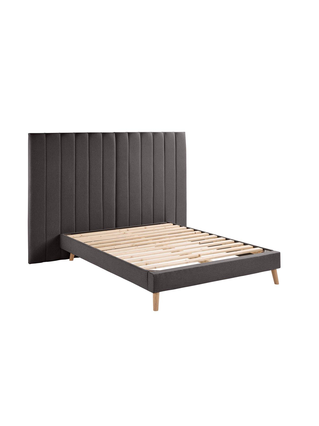  image of aspire-solara-twill-bed--charcoal