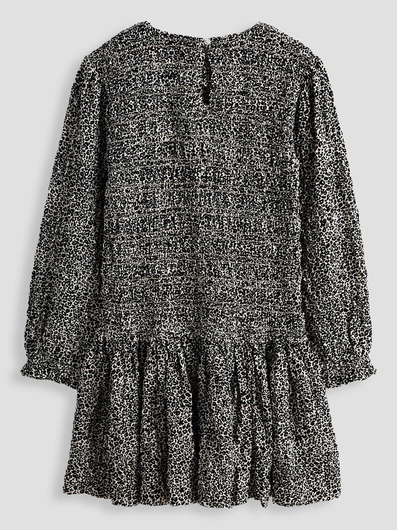 Image 2 of 4 of The Very Collection Girls Shirred Dress - Print