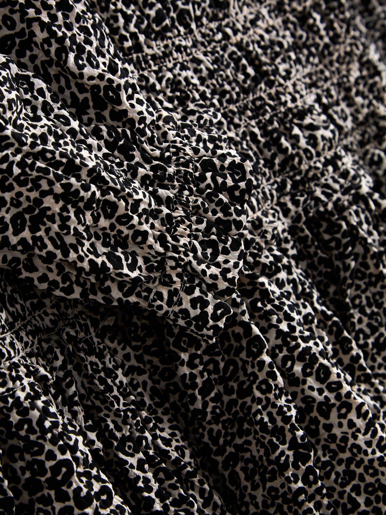 Image 3 of 4 of The Very Collection Girls Shirred Dress - Print