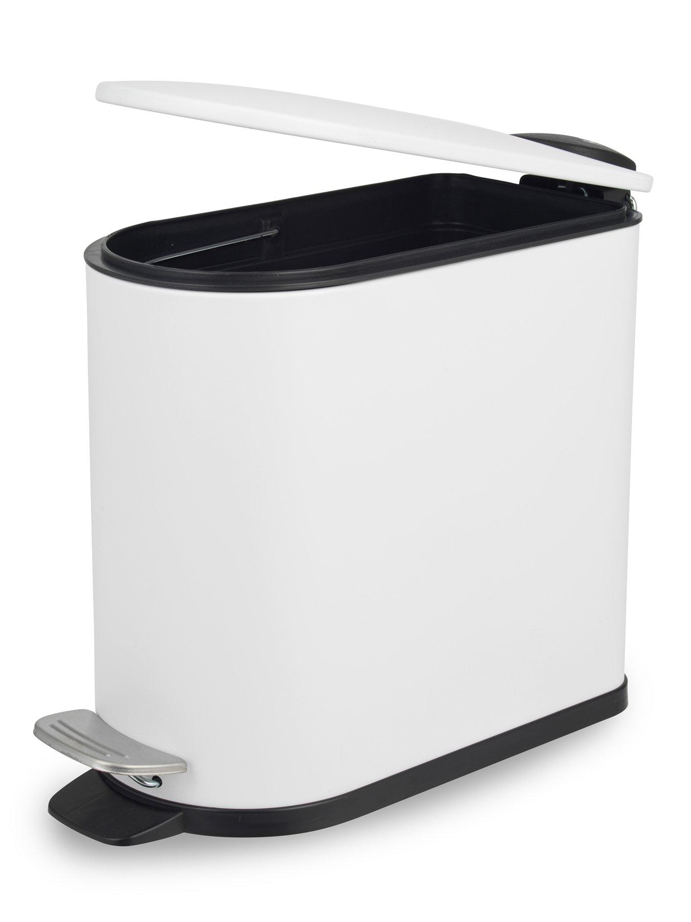 Image 1 of 4 of Beldray White 5l D Shape Bin And Antibac Flexible Head Toilet Brush