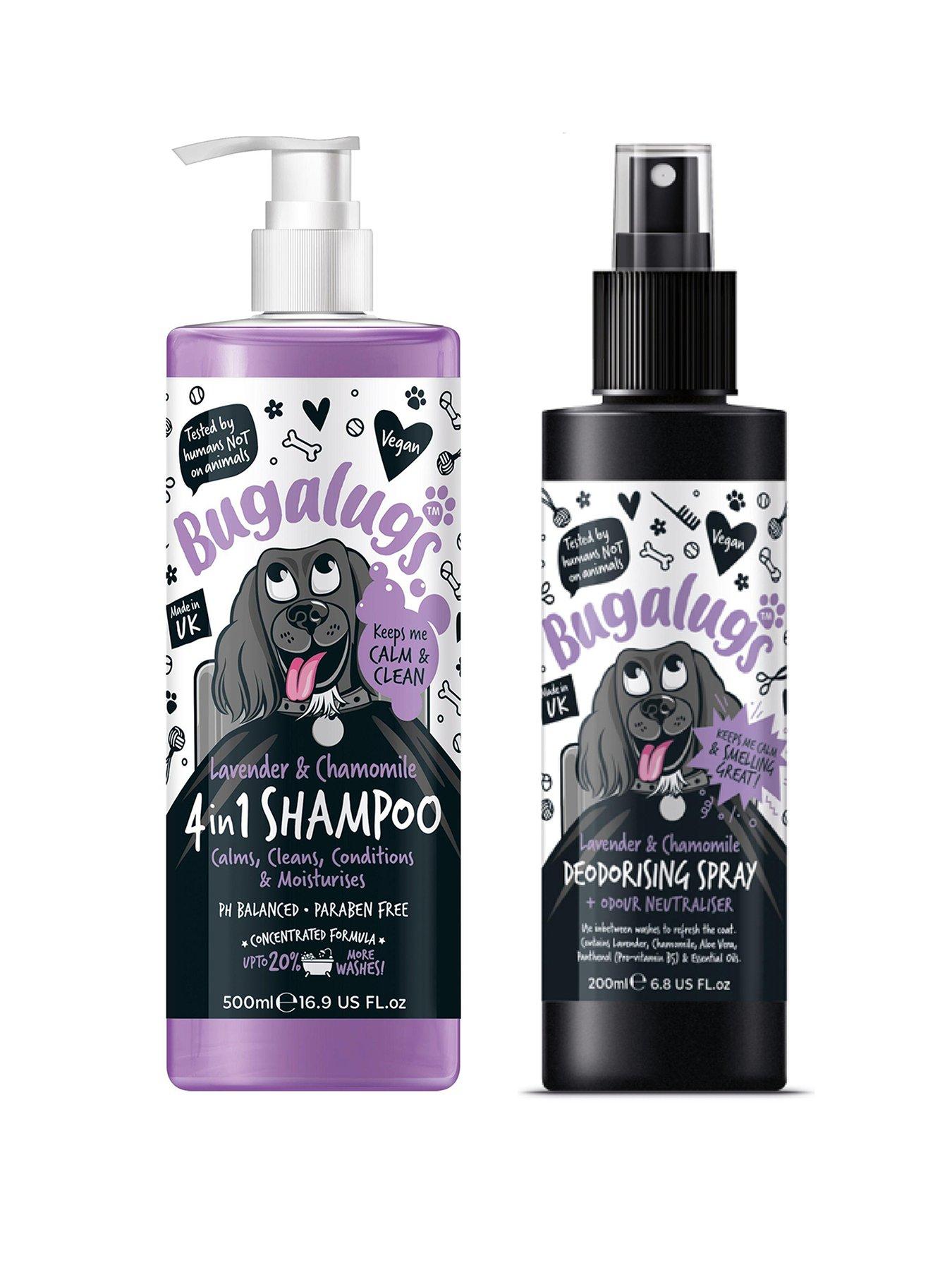 Image 1 of 3 of Bugalugs 4 In 1 Lavender &amp; Chamomile Shampoo 500ml/Lavender &amp; Chamomile Deodorising Spray 200ml