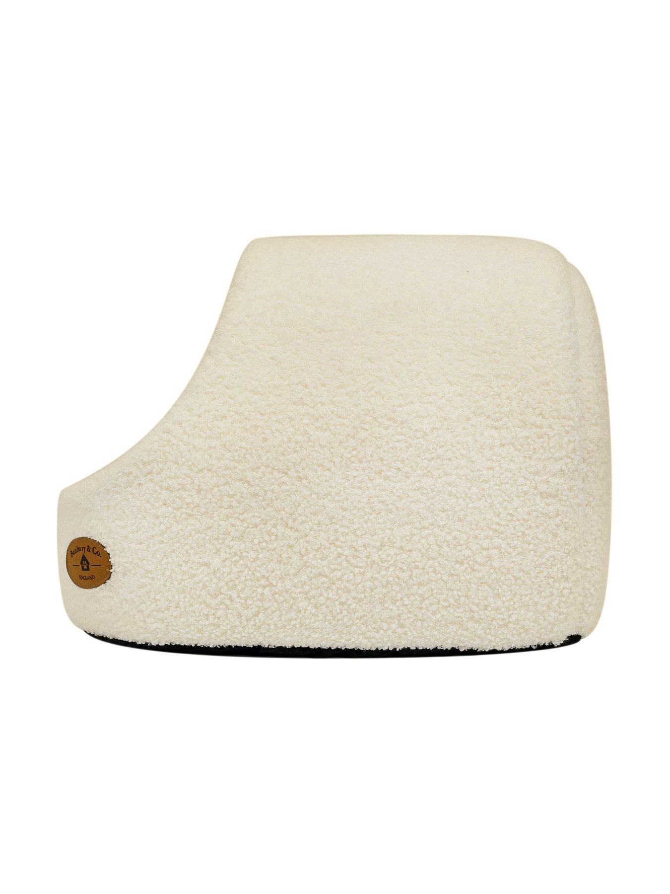 Image 2 of 4 of Banbury & Co Almond Teddy Boucle Cat Igloo