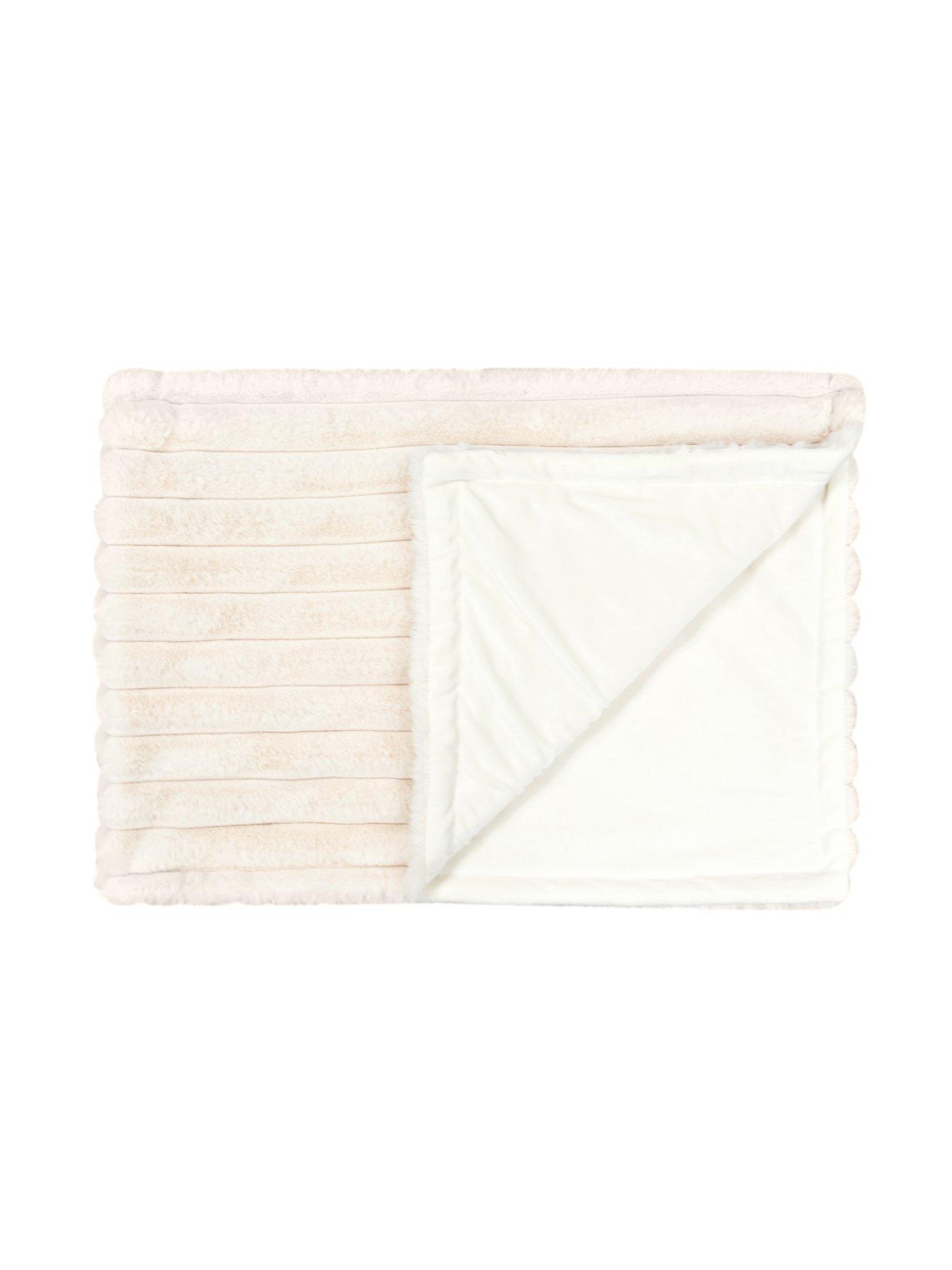Image 3 of 4 of Banbury & Co Almond Plush Cord Pet Blanket