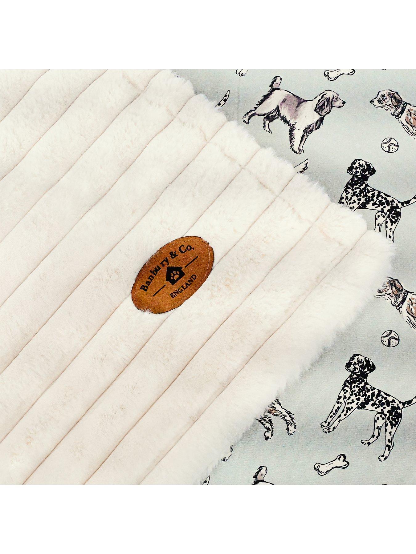 Image 4 of 4 of Banbury & Co Almond Plush Cord Pet Blanket