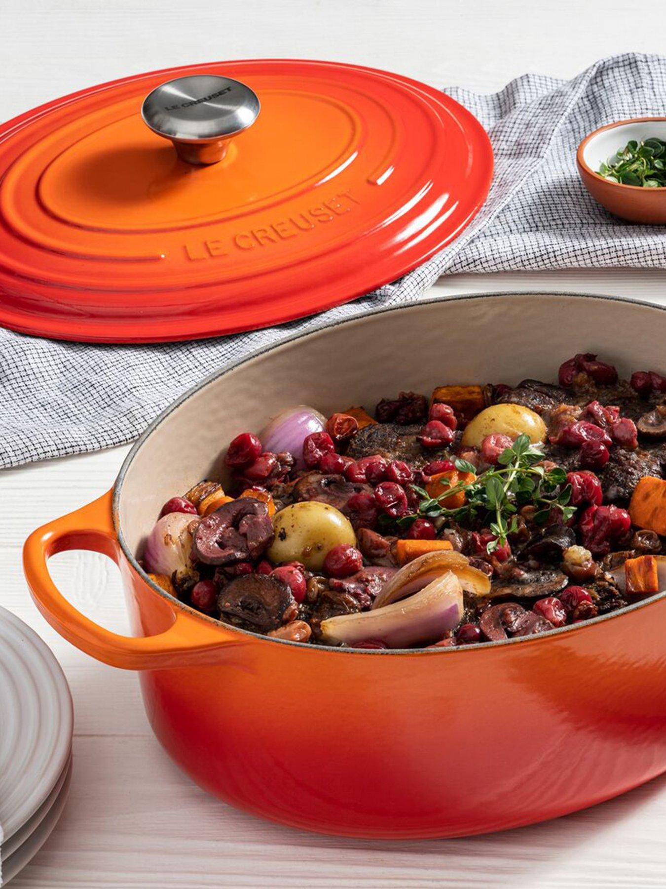 Le Creuset Signature Cast Iron Oval Casserole 29cm Volcanic