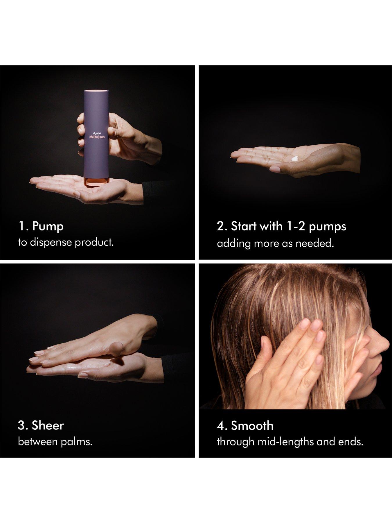 Image 6 of 7 of Dyson Chitosan&trade; Pre-style cream Straight to wavy light conditioning Refill 100ml