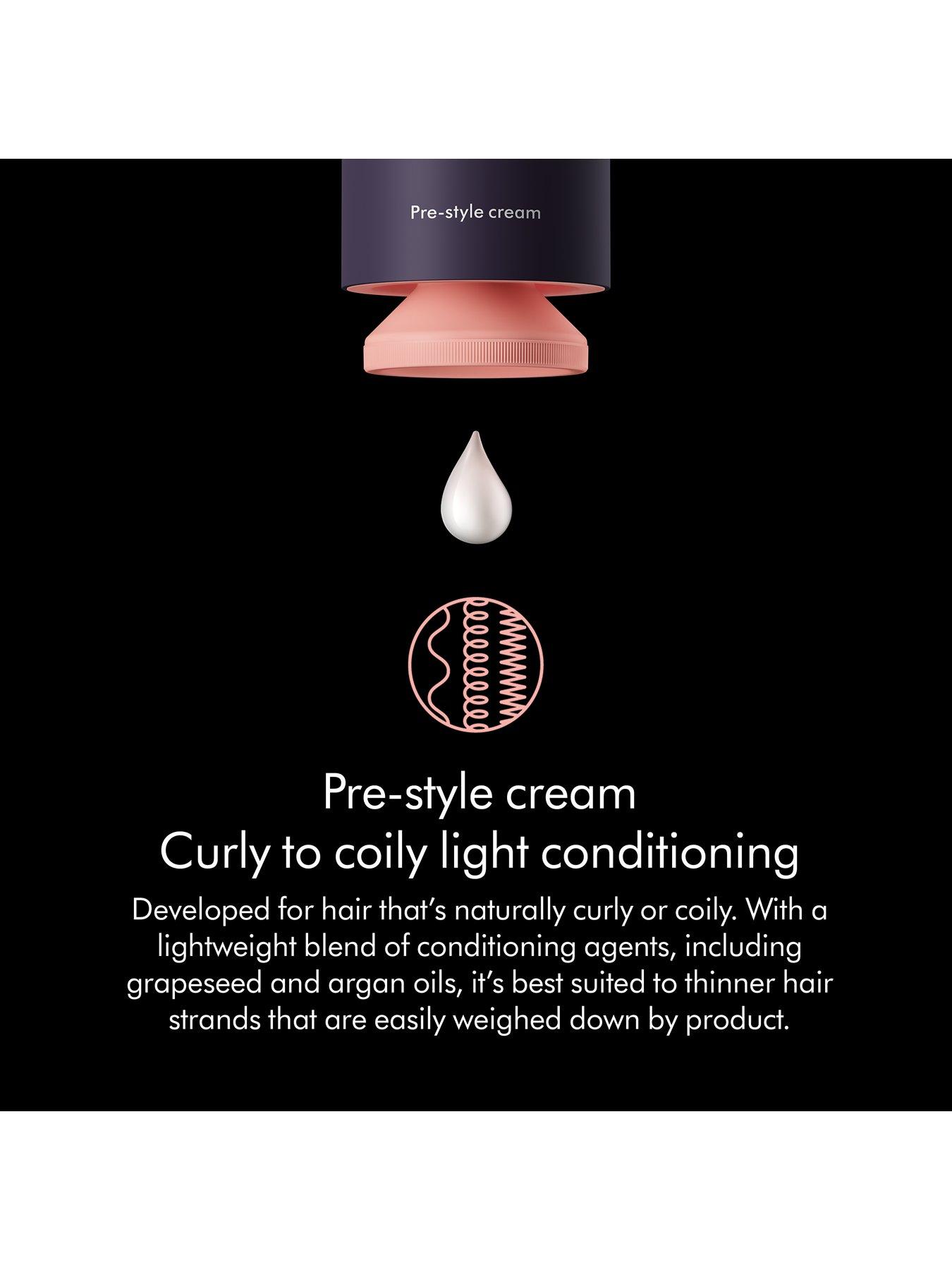Image 3 of 7 of Dyson Chitosan&trade; Pre-style cream Curly to coily light conditioning 100ml