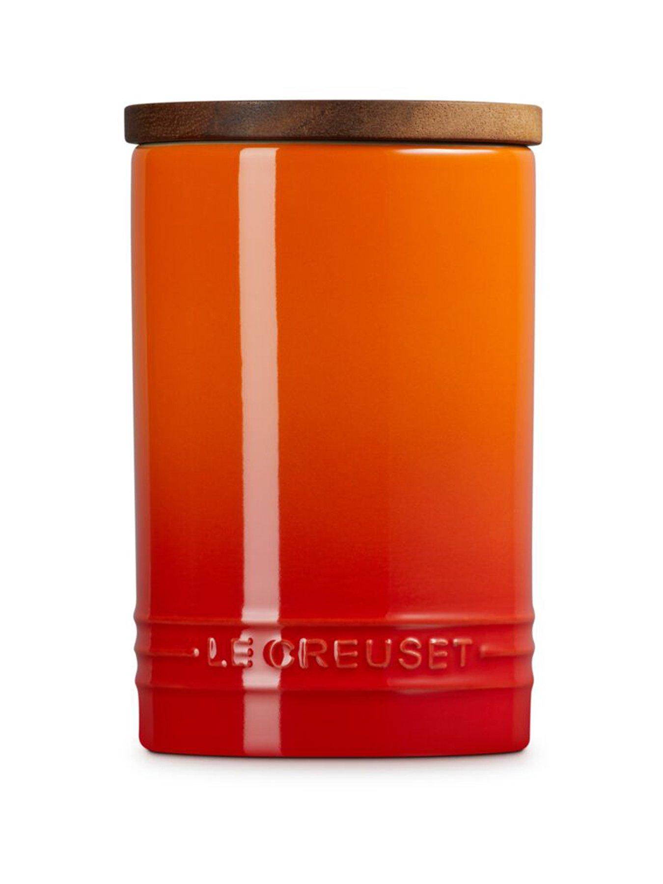 Image 1 of 2 of Le Creuset Stoneware Signature Storage Jar 770ml Volcanic