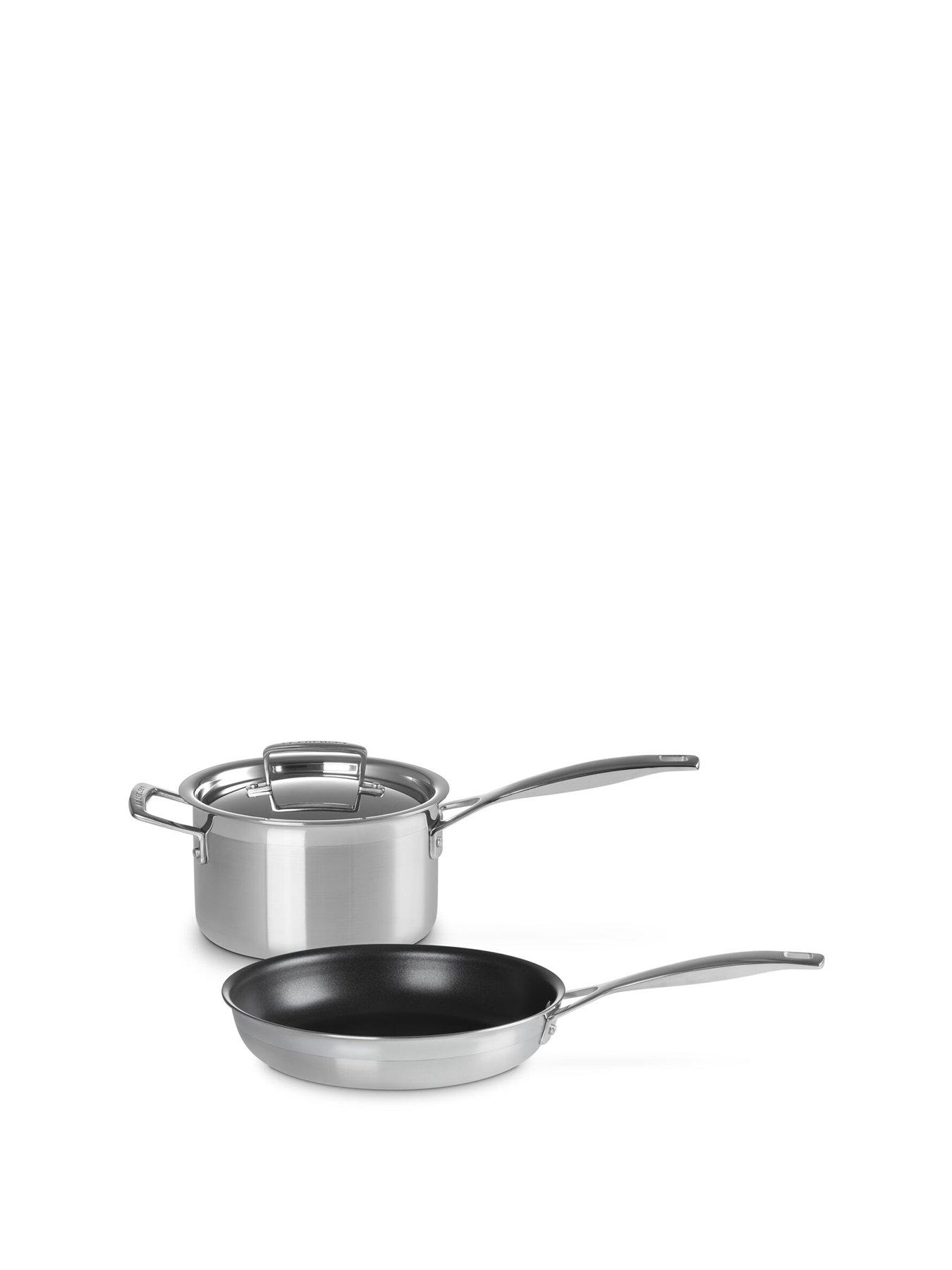 le-creuset-classic-3-ply-stainless-steel-2-piece-frying-pan-and-saucepan-set
