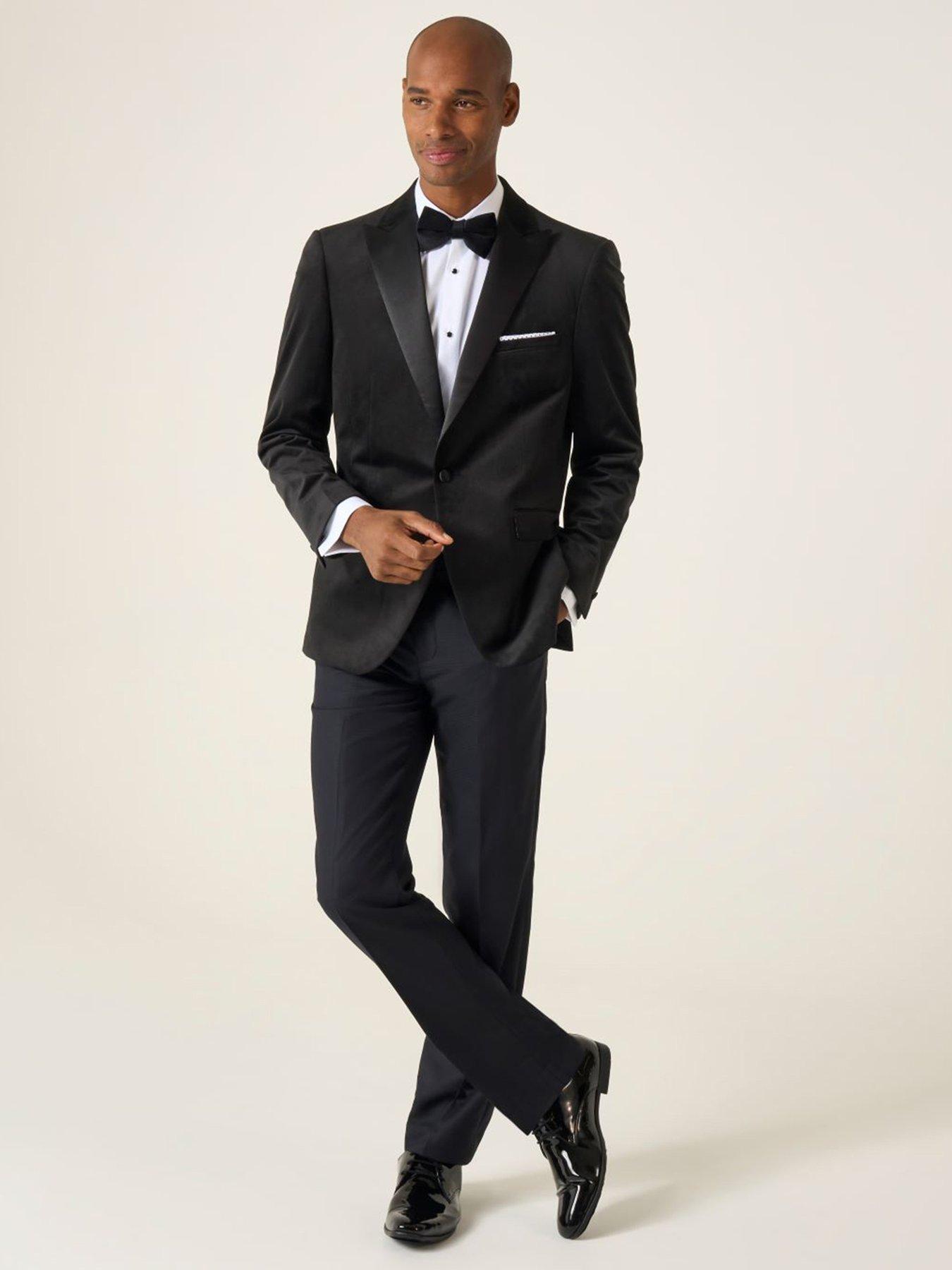 Image 3 of 6 of Skopes Jive Velvet Suit Jacket - Black