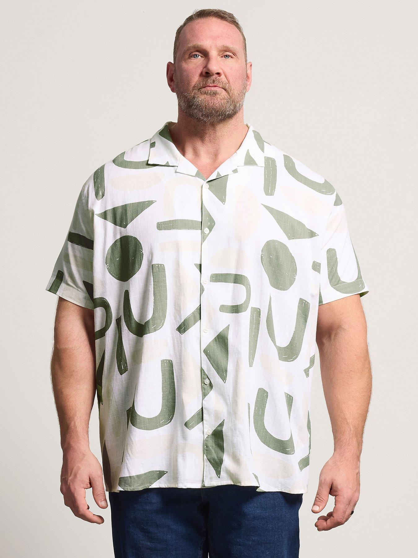 BadRhino Abstract Shape Short Sleeve Shirt - Green