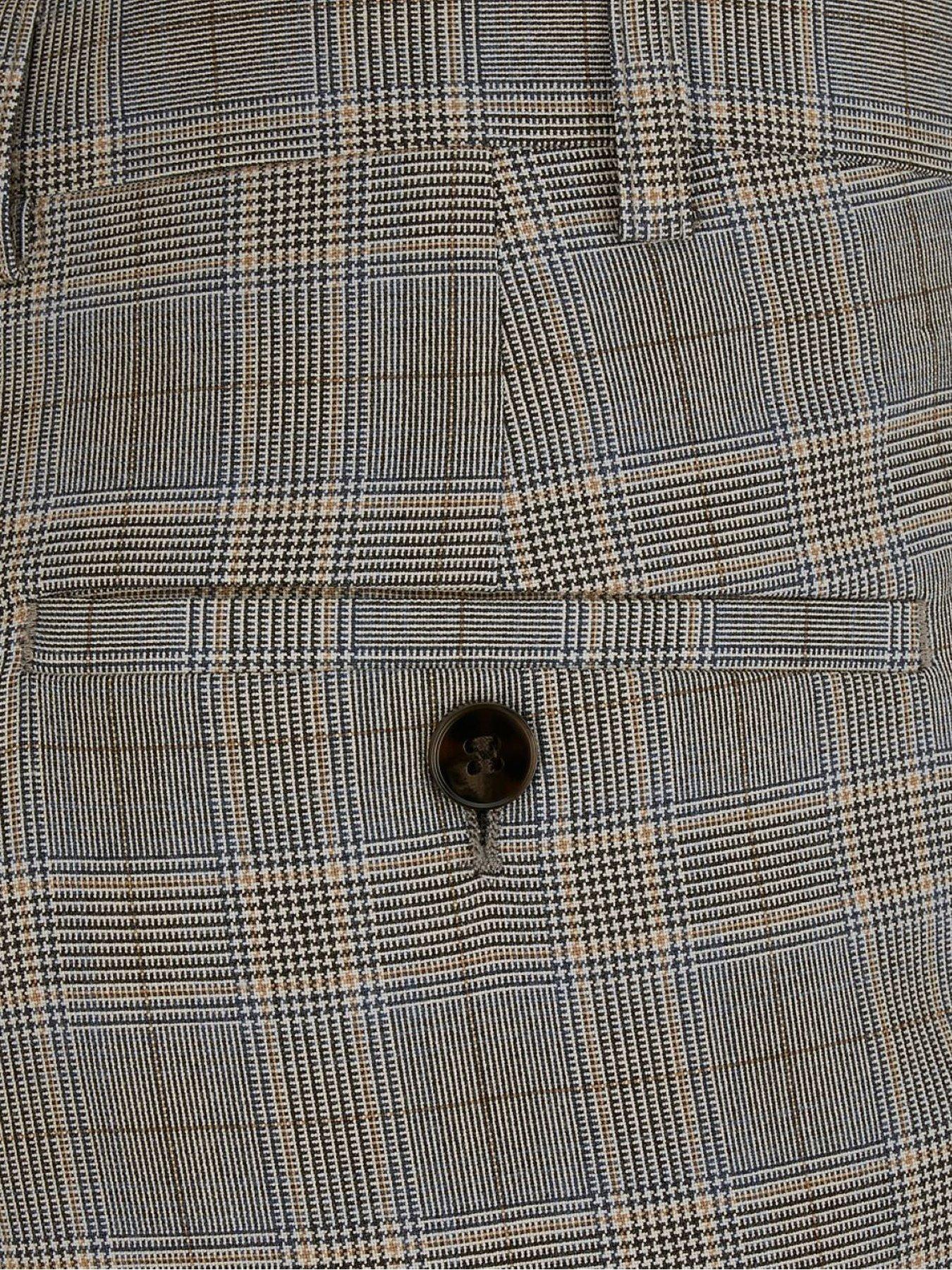 Image 4 of 5 of Skopes Maron Tailored Fit Suit Trousers - Beige