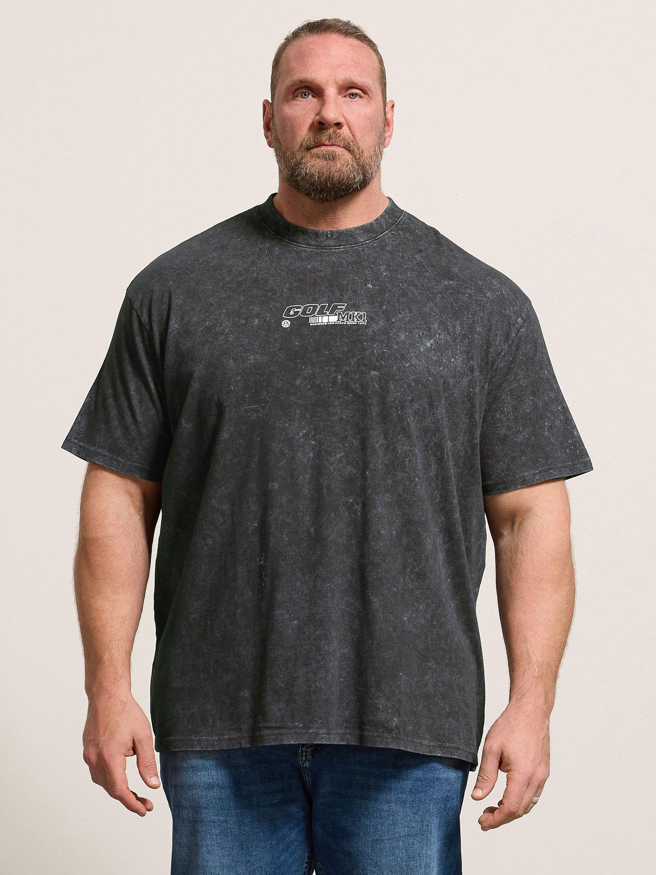 BadRhino Acid Wash Golf Gti T-Shirt - Black