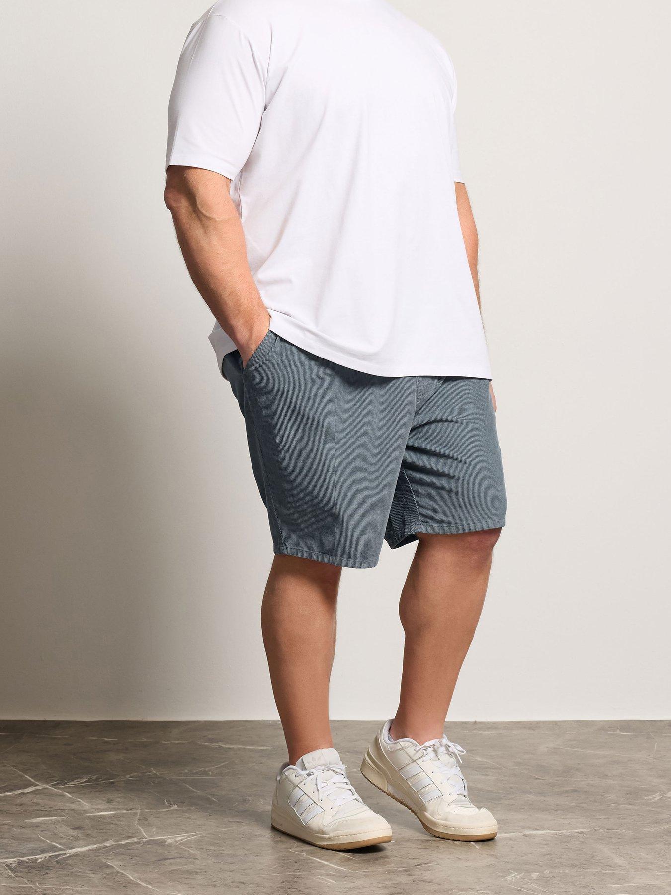 Image 1 of 4 of BadRhino Elasticated Cord Shorts - Blue