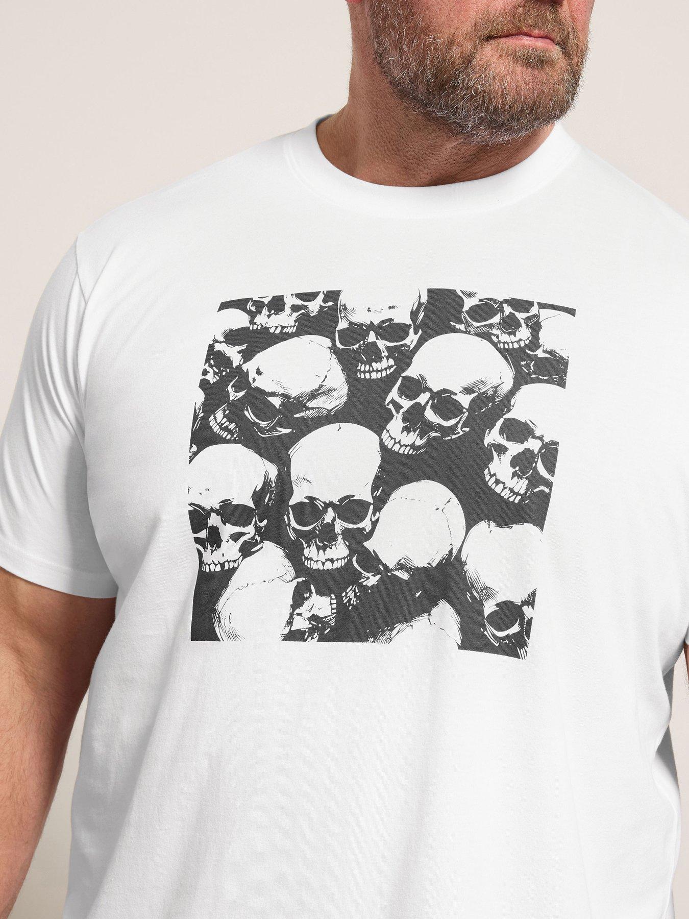 Image 4 of 5 of BadRhino Skull Square T-shirt