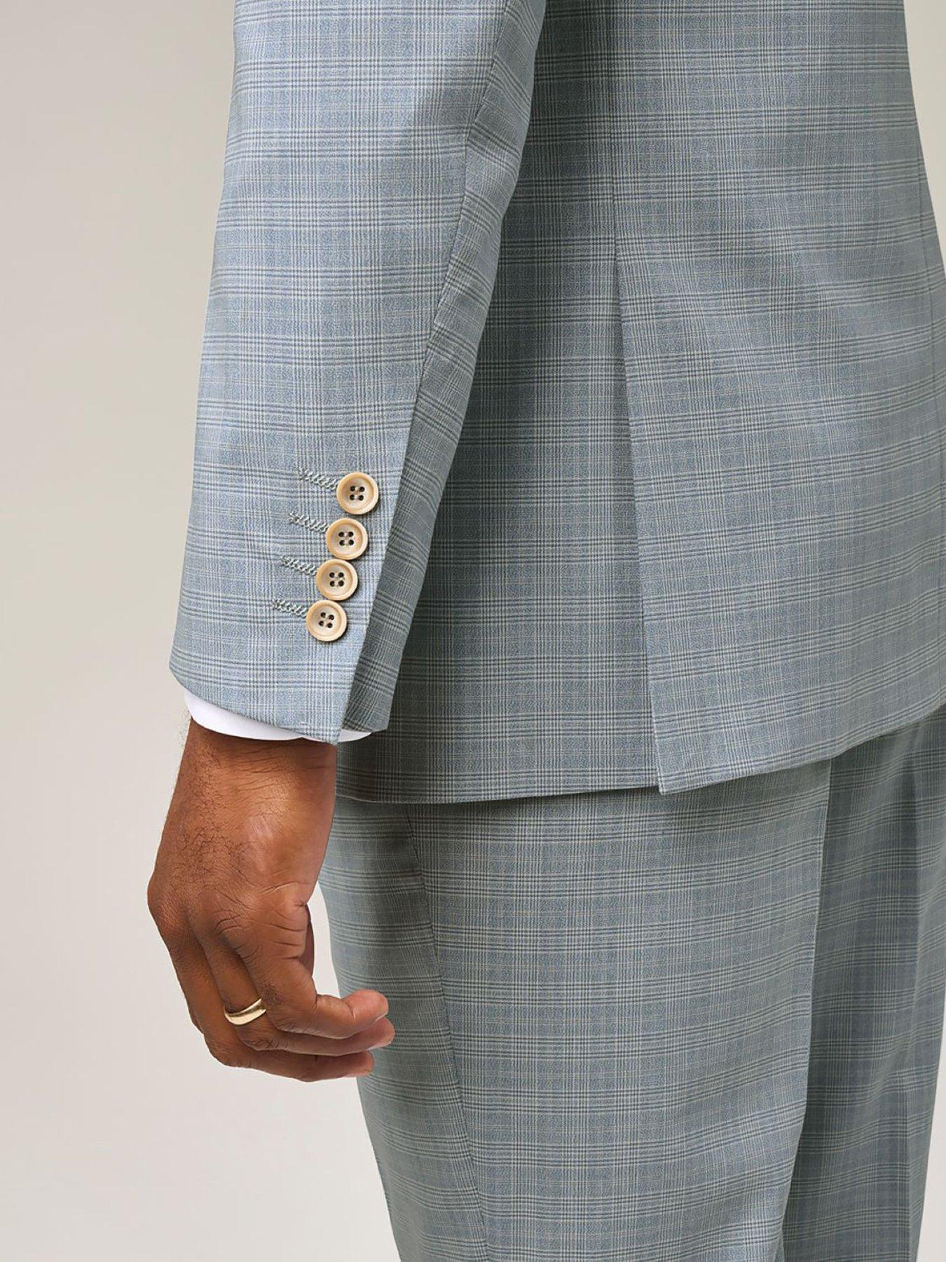  image of skopes-arlen-check-tailored-fit-suit-jacket