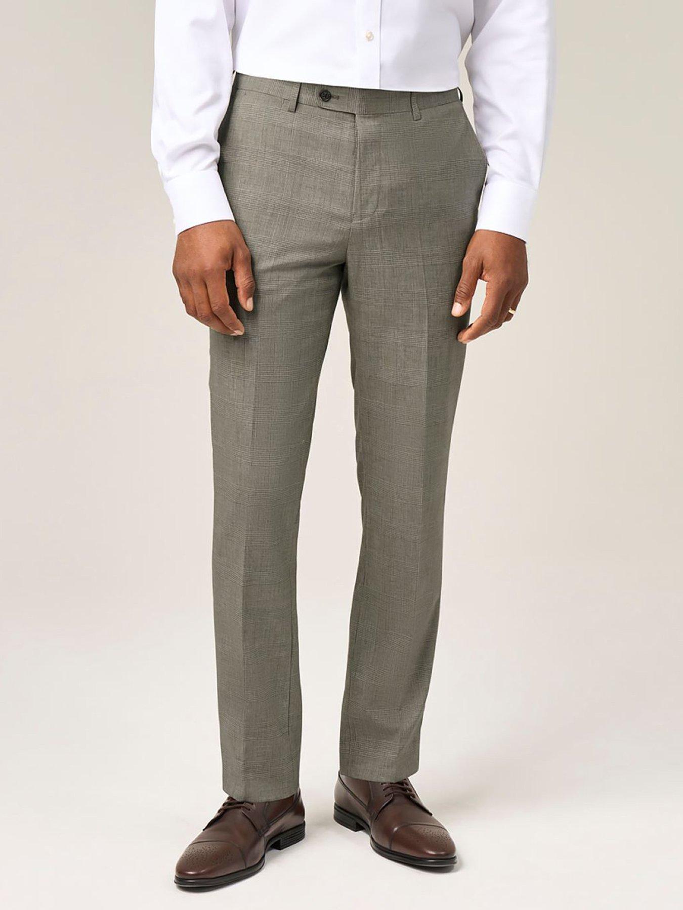 Image 1 of 5 of Skopes Devere Tailored Suit Trousers - Green