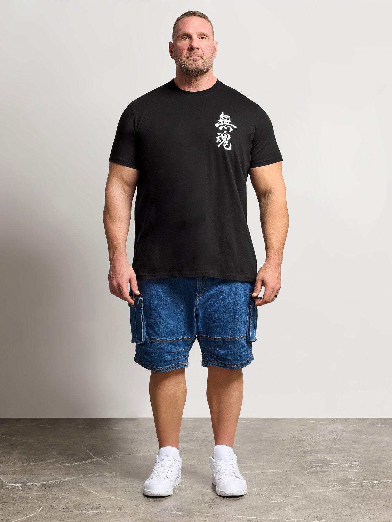  image of badrhino-ooni-sword-split-t-shirt