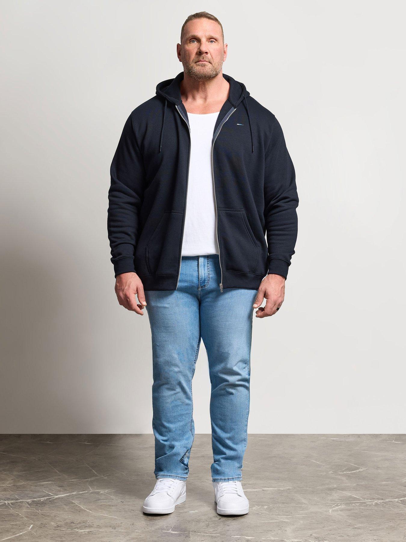 Image 3 of 5 of BadRhino Zip Through Hoodie - Blue