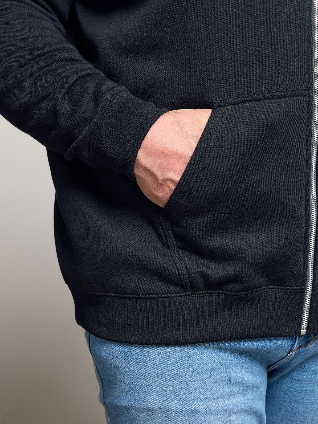 Image 4 of 5 of BadRhino Zip Through Hoodie - Blue
