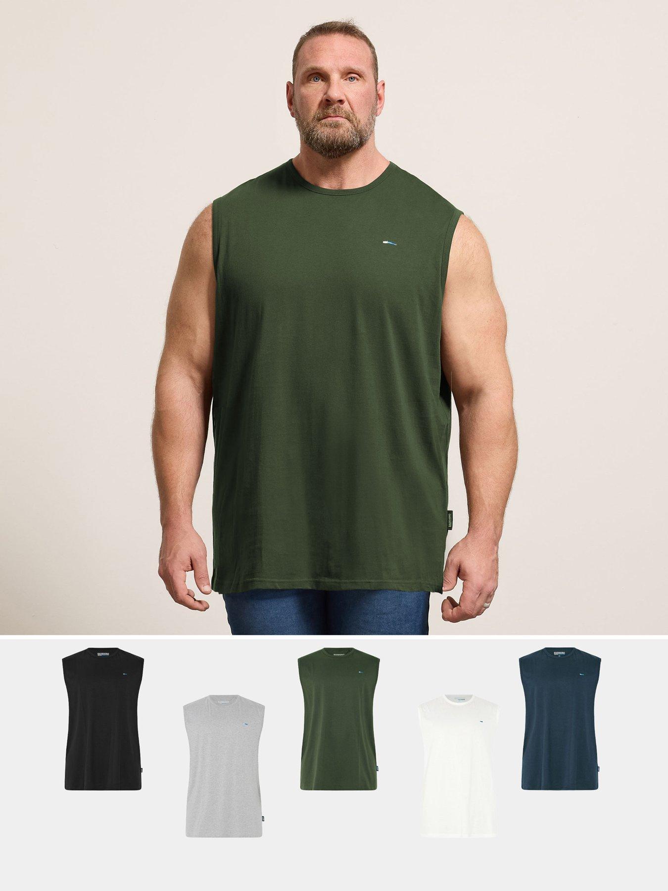  image of badrhino-5-pack-muscle-vests