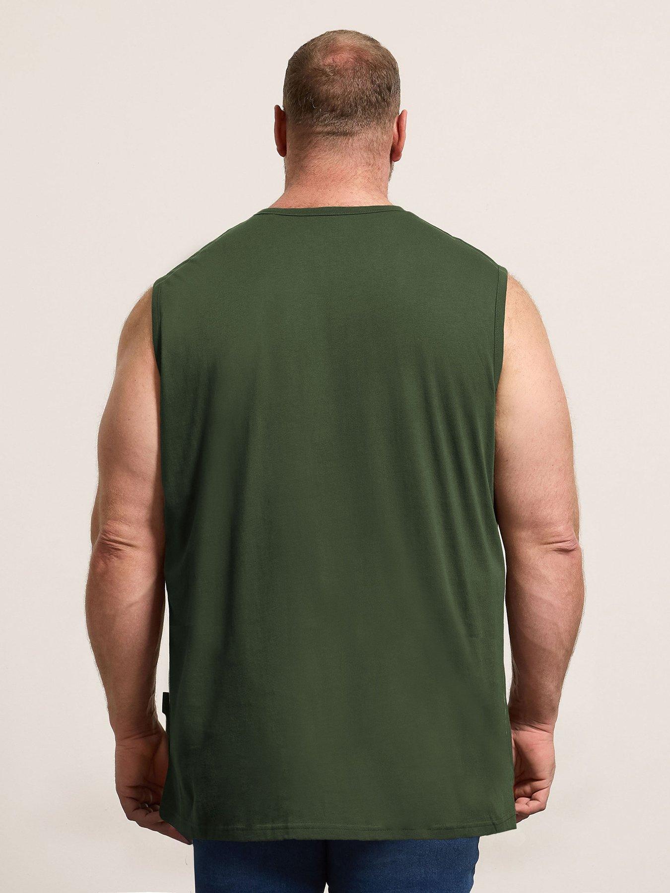 stillFront image of badrhino-5-pack-muscle-vests
