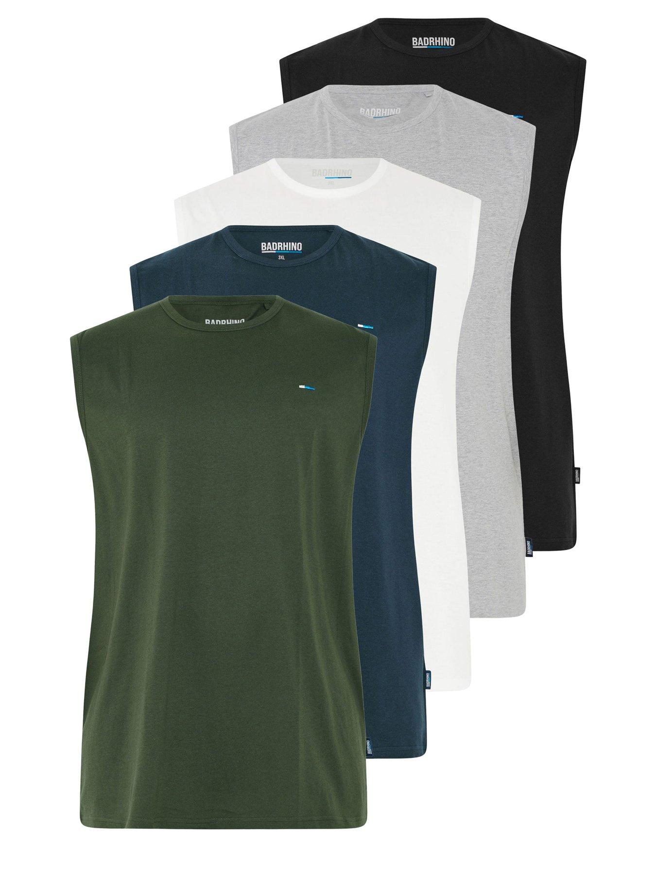  image of badrhino-5-pack-muscle-vests
