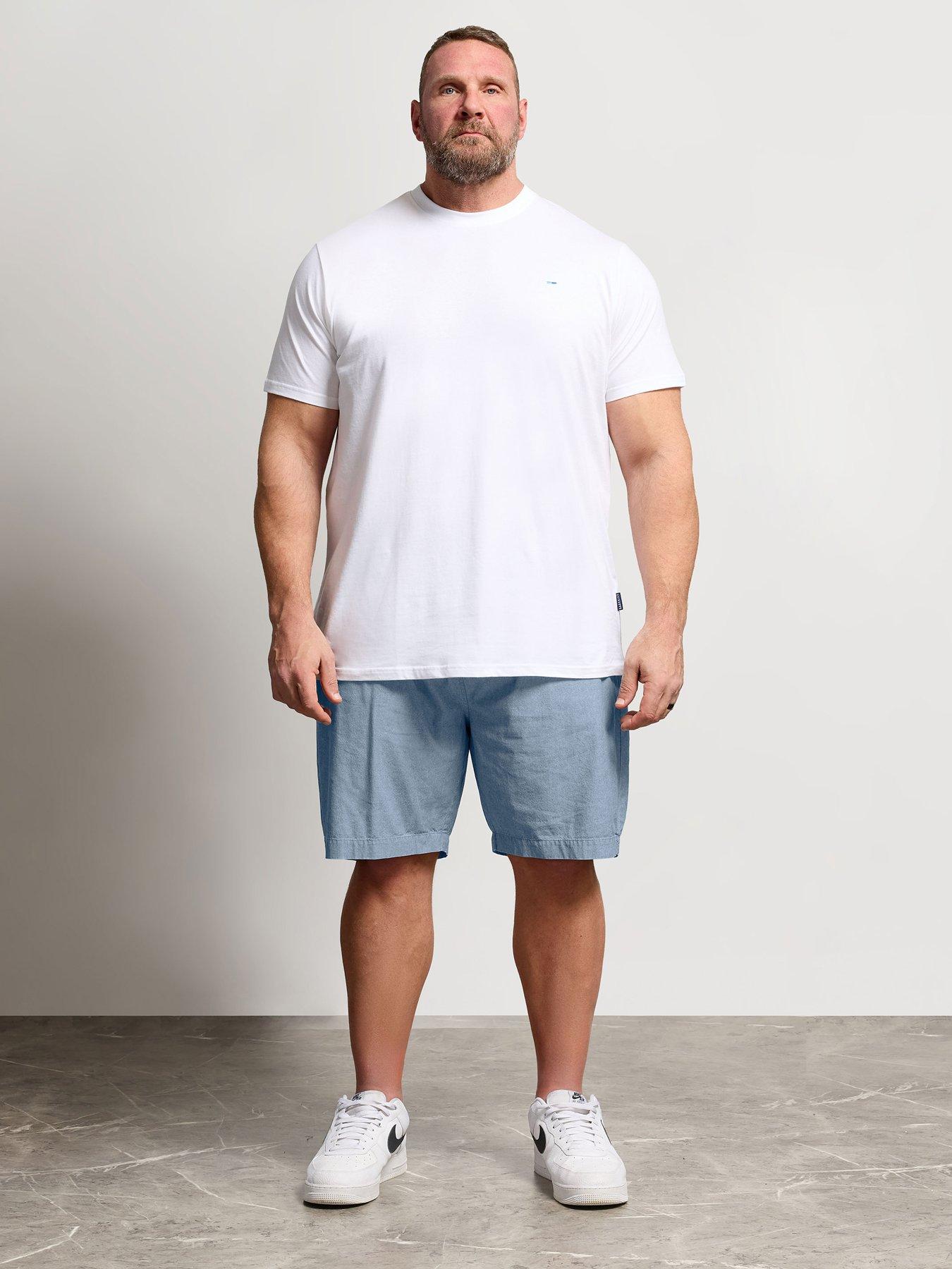 Image 3 of 5 of BadRhino Chambray Cotton Shorts