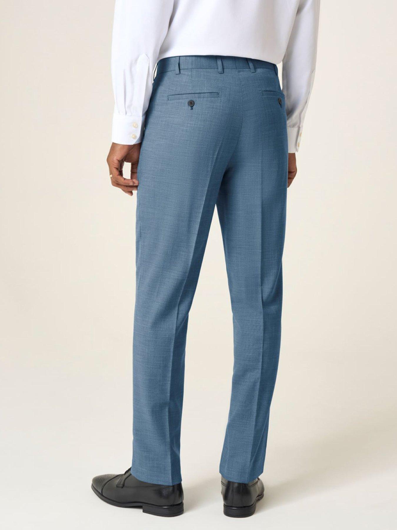 Image 2 of 5 of Skopes Lucien Tailored Fit Suit Trousers - Blue