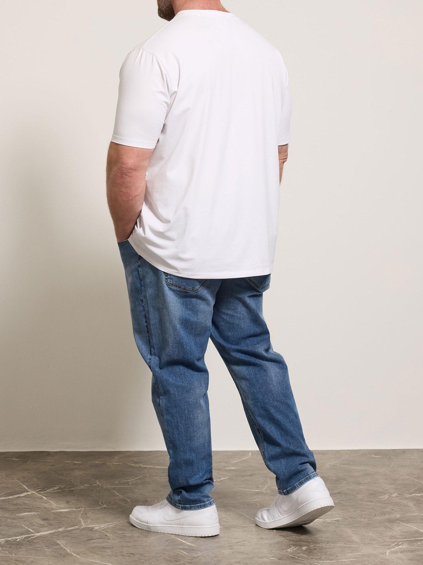 Image 2 of 6 of BadRhino Washed Elasticated Straight Jean 30"
