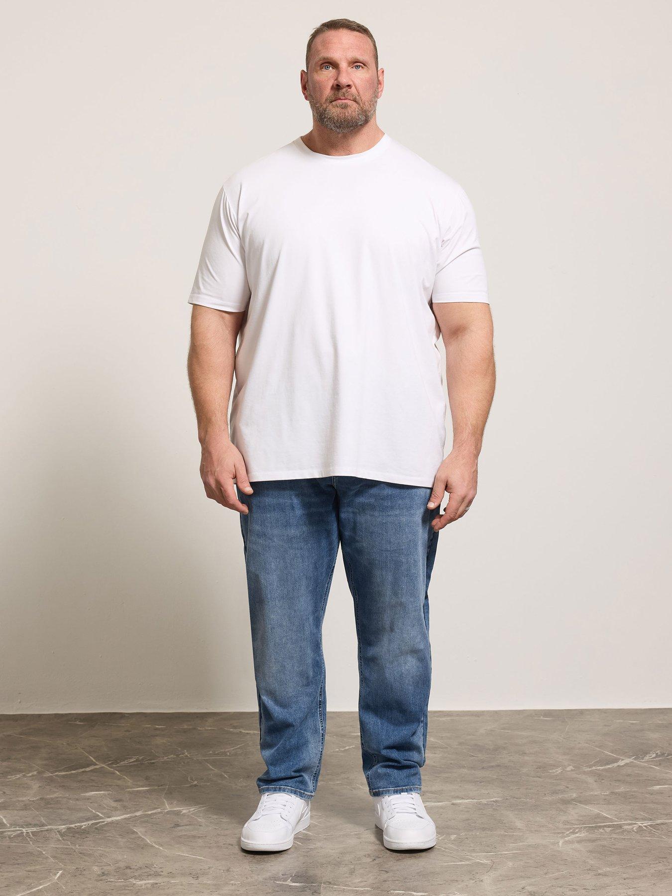 Image 3 of 6 of BadRhino Washed Elasticated Straight Jean 30"