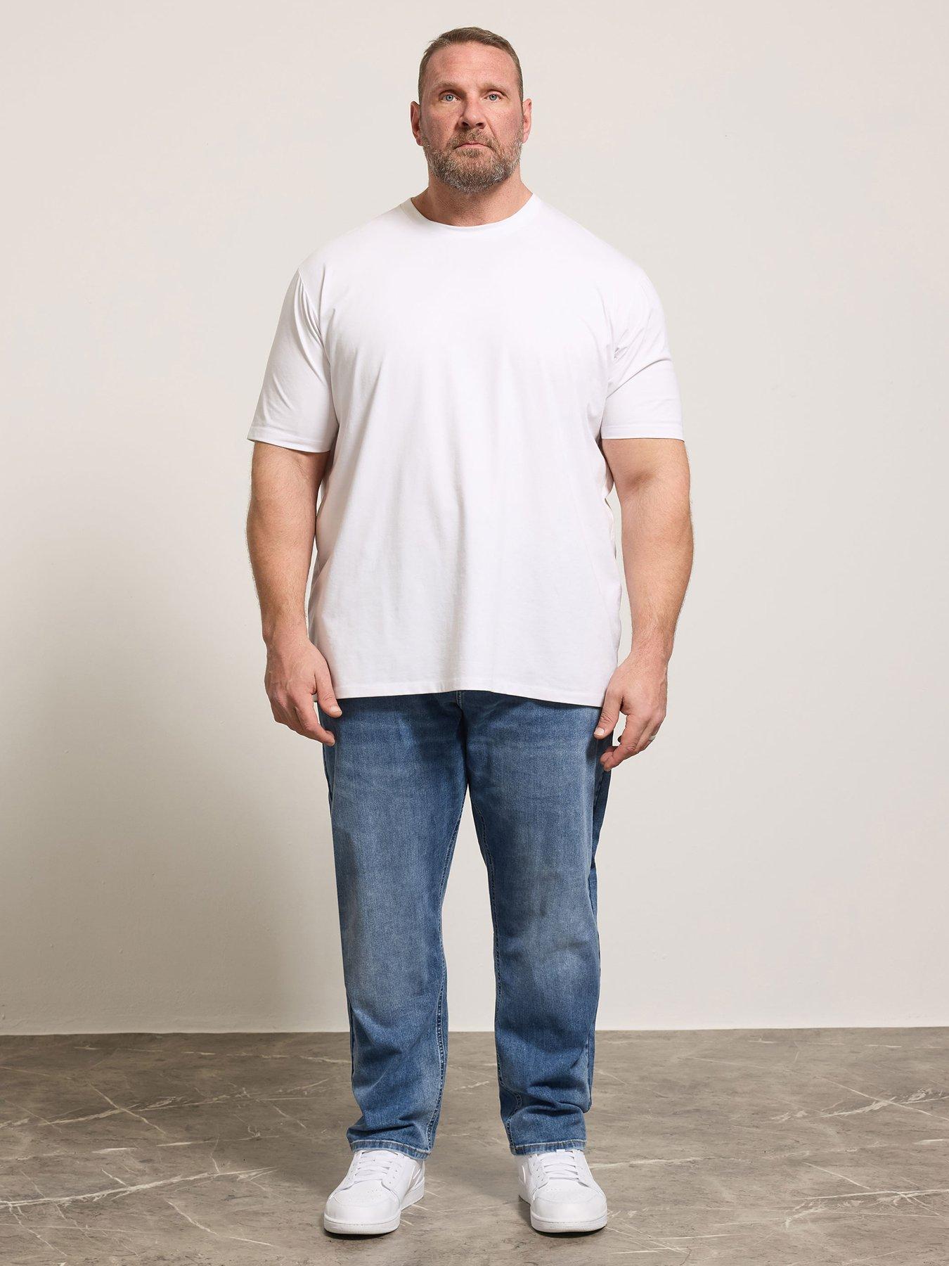 Image 3 of 5 of BadRhino Washed Elasticated Straight Jean 32" - Blue