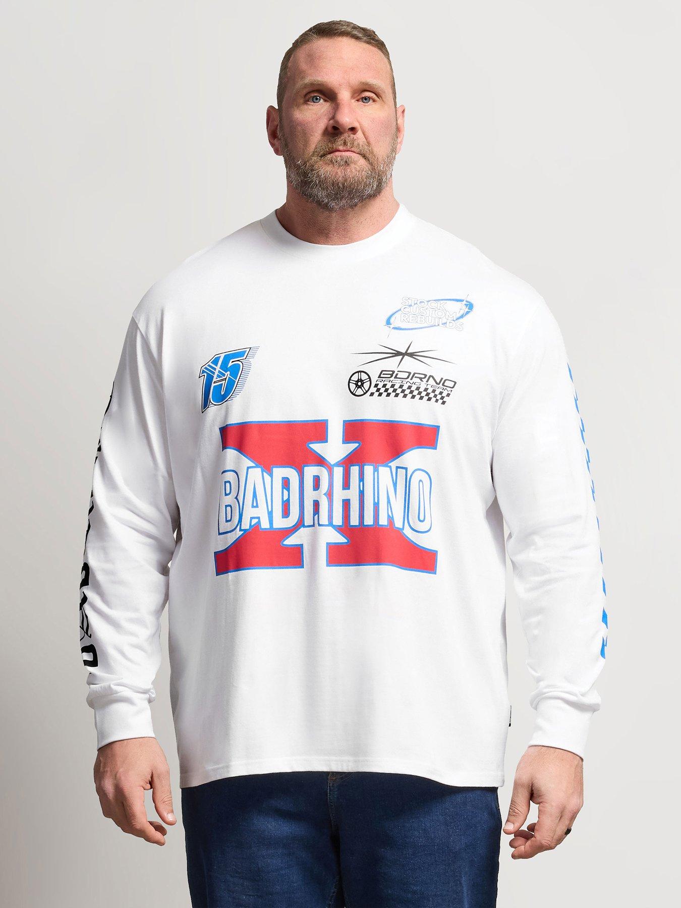 BadRhino Racing Long Sleeve T-Shirt - White